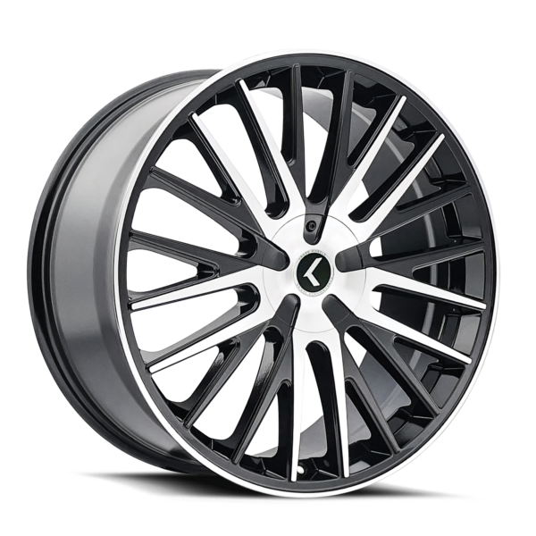 Double Down 22x8.5 5x100/5x114.3 +38 Black Machined