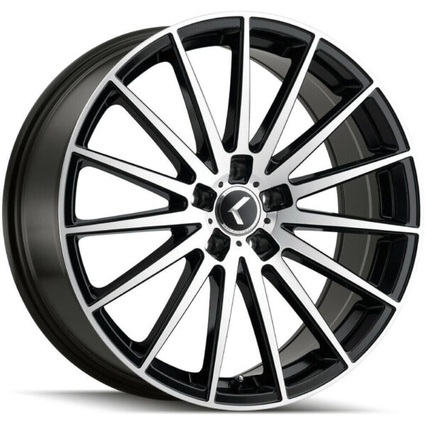 Stunna 22x8.5 5x120 +38 Black Machined