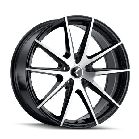 Turismo 17x8 5x108 +38 Black Machined