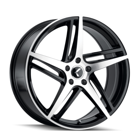 Milano 17x8 5x108 +38 Black Machined