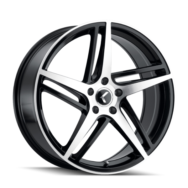 Milano 17x8 5x108 +38 Black Machined