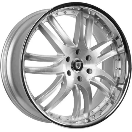Profile 24x10 4x114.3 +0 Silver /Machined Face w/SS Lip