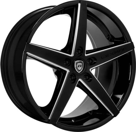 R-4 2 22x10 5x114.3 +18 Blk w/CNC Groove