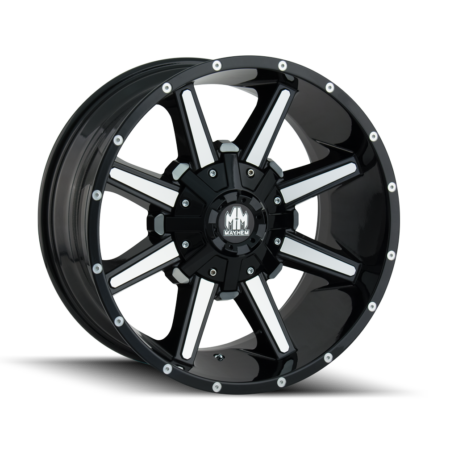 Arsenal 17x9 5x127/5x139.7 -12 Black Machined Face