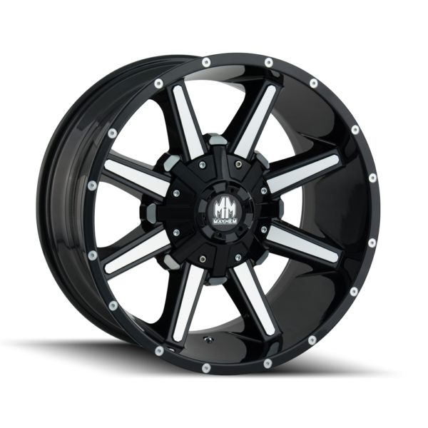 Arsenal 18x9 6x135/6x139.7 -12 Black Machined Face