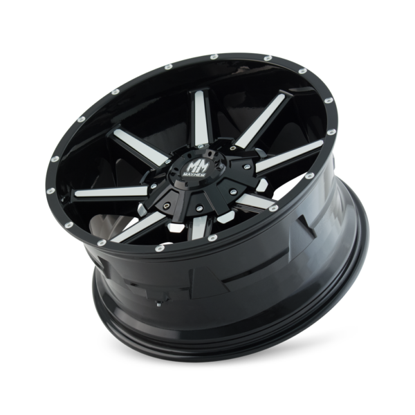 Arsenal 18x9 6x135/6x139.7 -12 Black Machined Face - Image 3