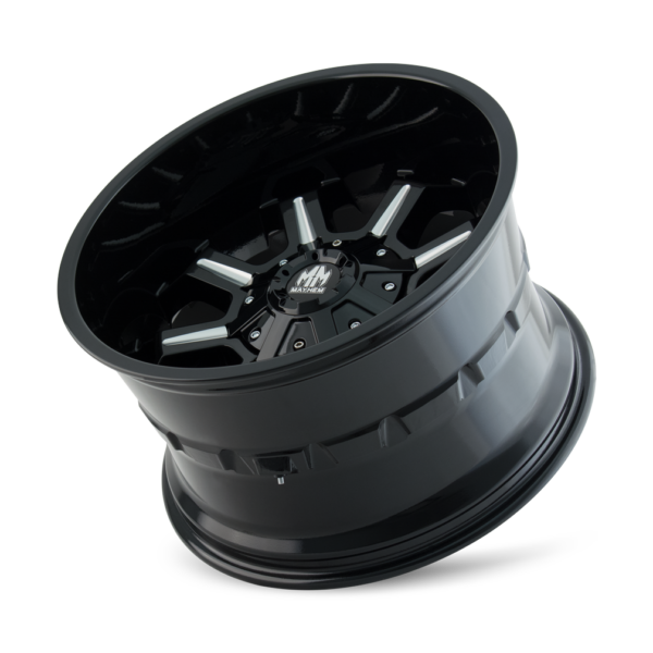 Combat 18x9 6x135/6x139.7 +18 Black W / Milled Spokes - Image 3