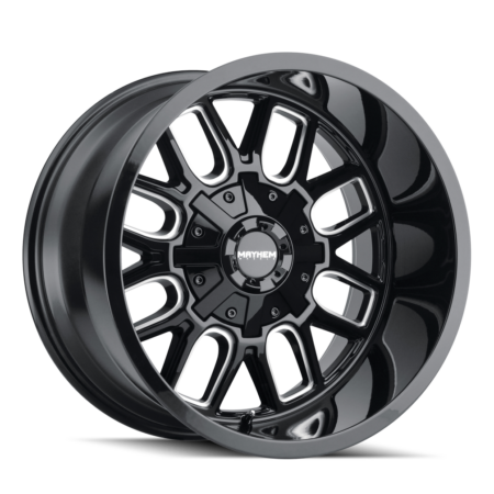 Cogent 17x9 5x127/5x139.7 -12 Black W / Milled Spokes