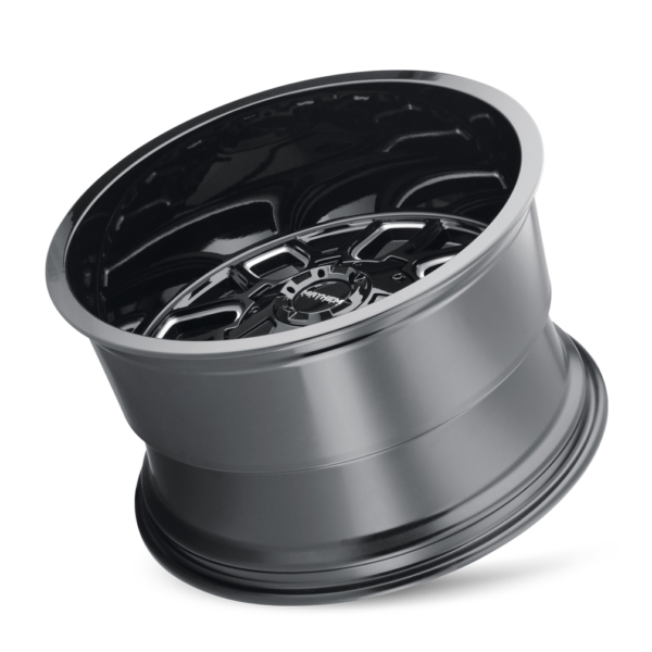Cogent 20x10 6x135/6x139.7 -24 Black W / Milled Spokes - Image 3