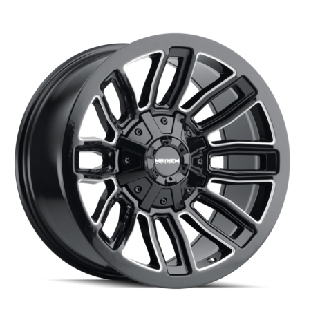 Decoy 20x10 5x139.7/5x150 -19 Black W / Milled Spokes