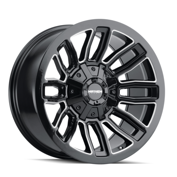 Decoy 20x10 6x135/6x139.7 -19 Black W / Milled Spokes