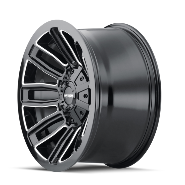Decoy 20x9 6x135/6x139.7 -5 Black W / Milled Spokes - Image 2