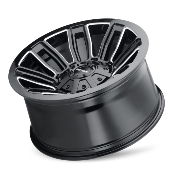Decoy 20x9 6x135/6x139.7 -5 Black W / Milled Spokes - Image 3