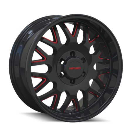 Tripwire 20x9 6x139.7 +18 Black W / Prism Red
