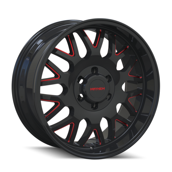 Tripwire 20x9 8x165.1 +18 Black W / Prism Red