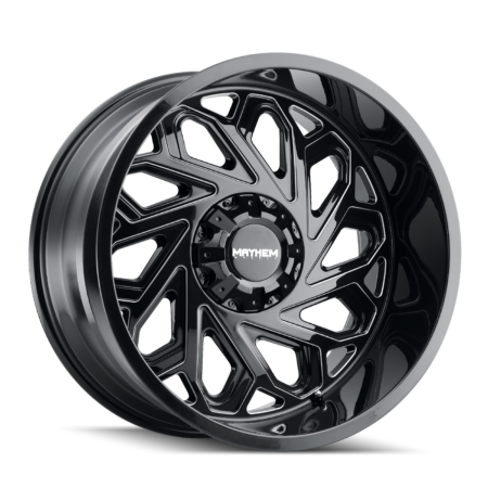 Essex 20x10 5x127/5x139.7 -19 Black W / Milled Spokes