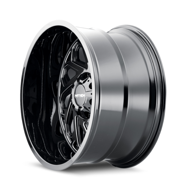 Essex 20x10 8x165.1 -19 Black W / Milled Spokes - Image 2