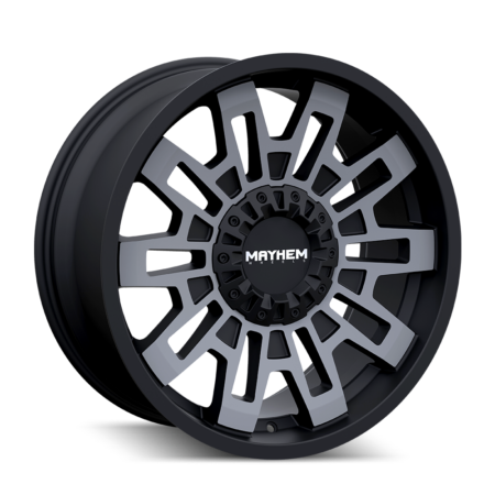 Cortex 17x9 5x127/5x139.7 -12 Matte Black W / Dark Tint