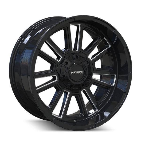 Apollo 20x9 6x135/6x139.7 +18 Black W / Milled Spokes