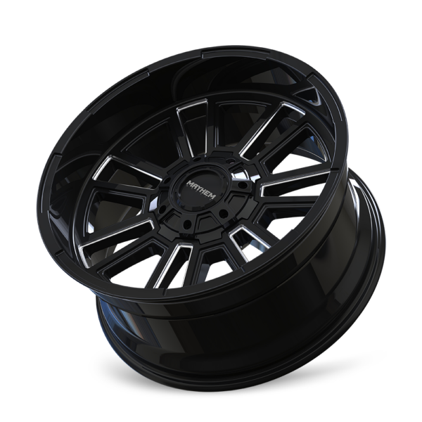 Apollo 20x9 6x135/6x139.7 +18 Black W / Milled Spokes - Image 3