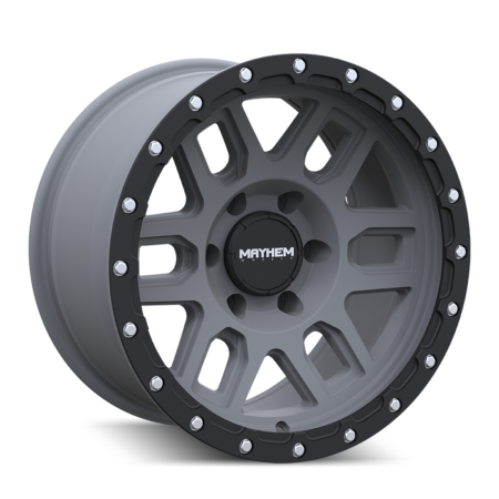 Delta 20x9 8x170 -12 Matte Gunmetal W / Matte Black Lip