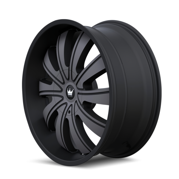 Rolla 22x9.5 5x115/5x139.7 +18 Matte Black W / Dark Tint - Image 2