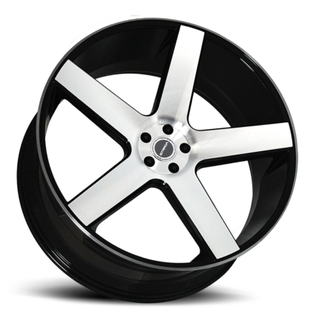 Perfetto 24x9 5x114.3 +40 Gloss Black Machined