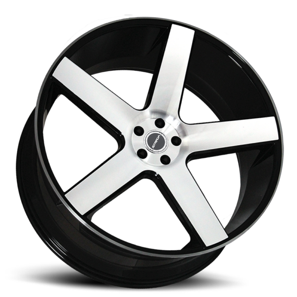 Perfetto 26x10 6x135 +26 Gloss Black Machined