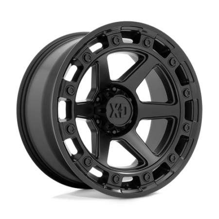 XD862 Raid 17x9 5x127 +0 Satin Black