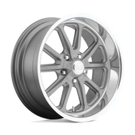 U111 Rambler 15x7 5x114.3 +1 Matte Gun Metal Machined