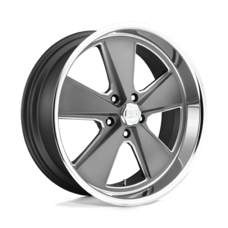 U120 Roadster 18x8 5x114.3 +1 Matte Gun Metal Machined