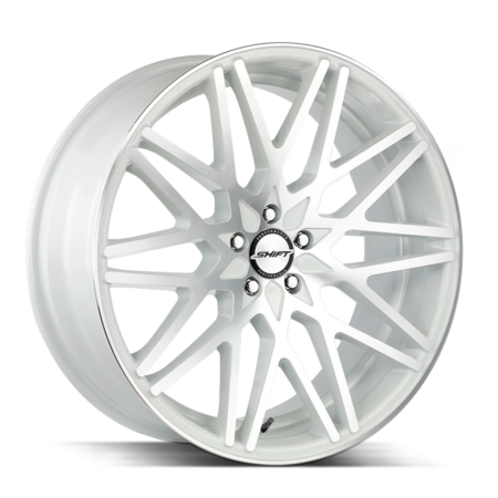 Formula 20x8.5 5x114.3 +35 White Machined