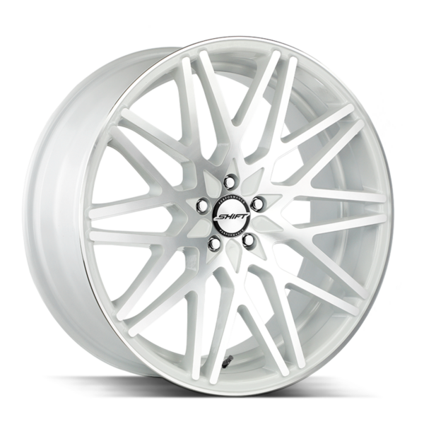 Formula 20x8.5 5x114.3 +35 White Machined