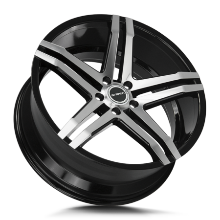 Domani 22x8.5 5x114.3 +40 Gloss Black Machined
