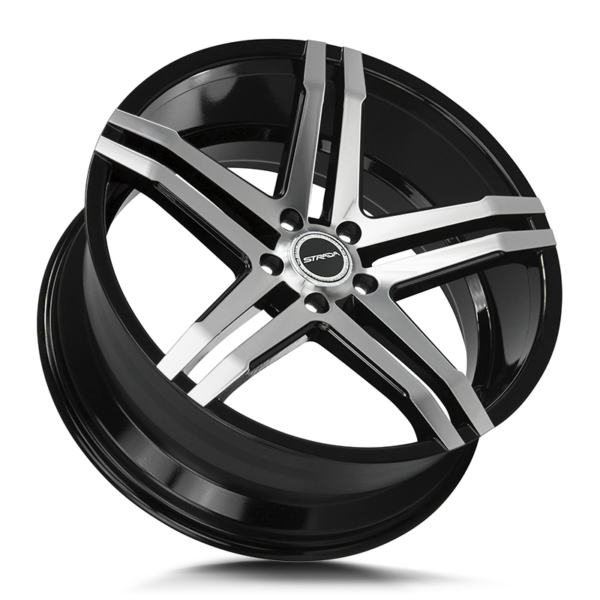Domani 22x8.5 5x114.3 +40 Gloss Black Machined
