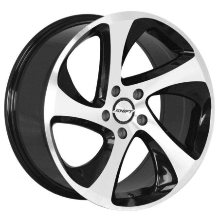 Strut 18x8.5 5x114.3 +35 Gloss Black Machined