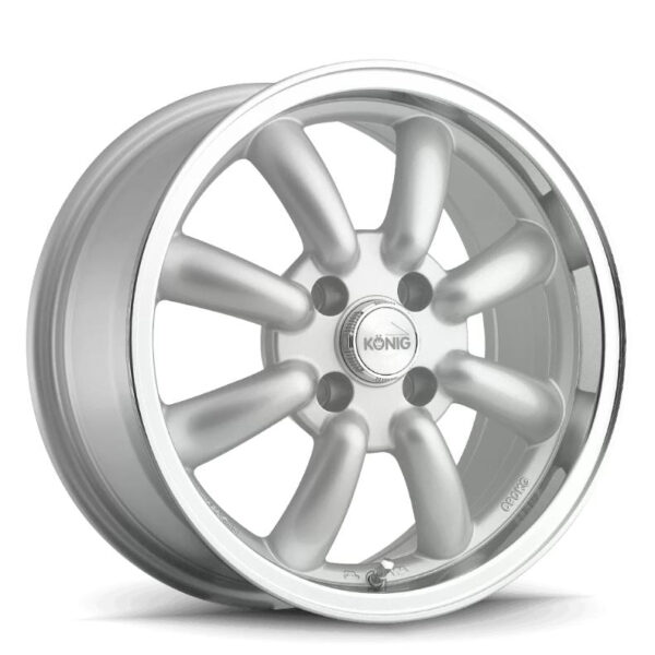 Rewind 16x7 4x114.3 +0 Silver / Machined Lip