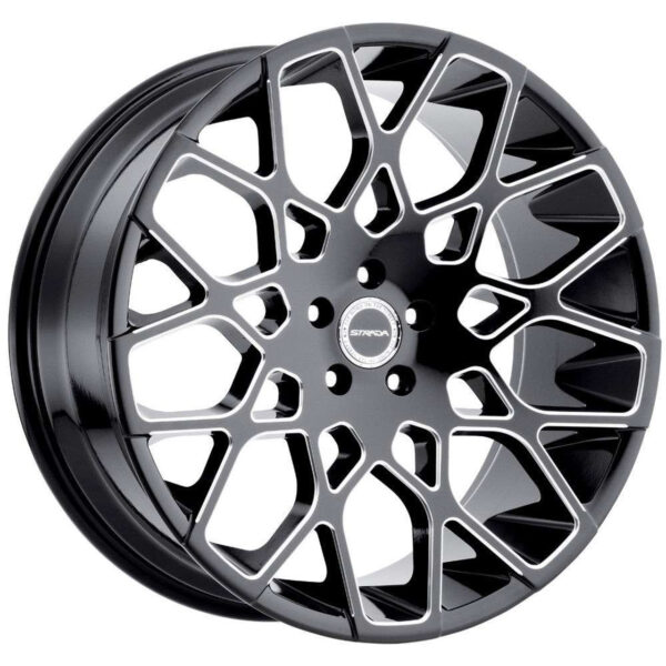 Buca 22x9.5 6x139.7 +24 Gloss Black Milled