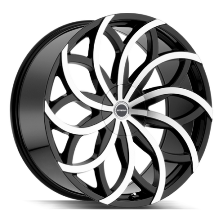 Huracan 22x9.5 5x115/5x120 +15 Gloss Black Machined