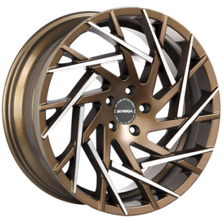 Nido 20x8.5 5x114.3 +35 Bronze Machined Tips