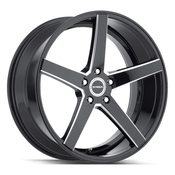 Perfetto 28x10 6x139.7 +24 Gloss Black Milled