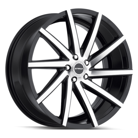 Sega 22x9 5x112 +35 Gloss Black Machined
