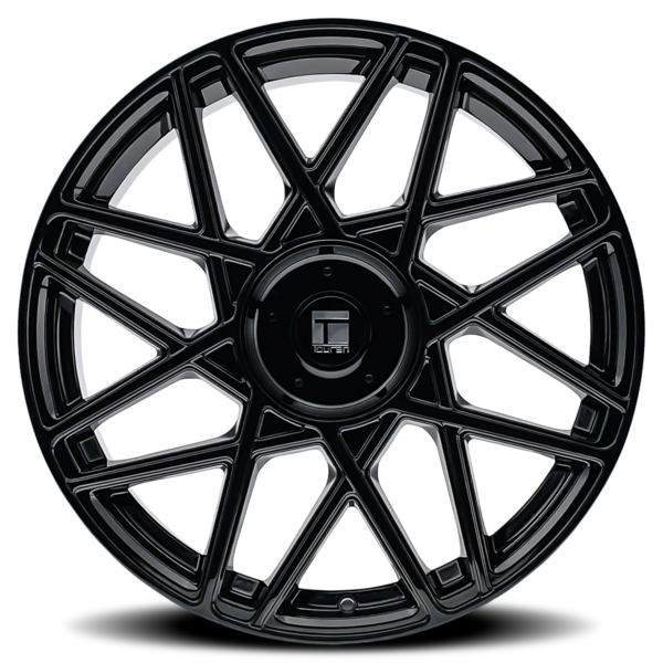 TR66 18x8 5x108/5x114.3 +35 Gloss Black - Image 3