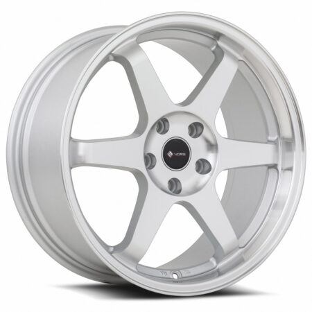 TR37 18x8.5 5x108 +35 Silver Machine Face Lip