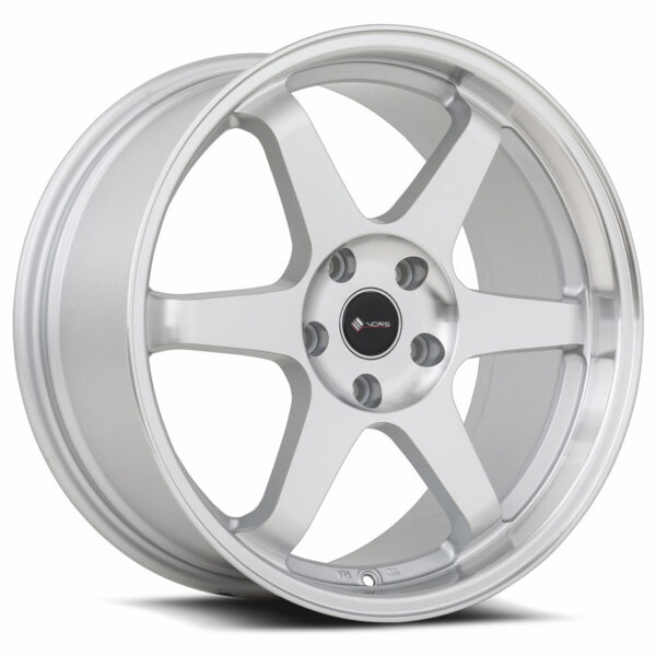 TR37 18x9.5 5x112 +22 Silver Machine Face Lip