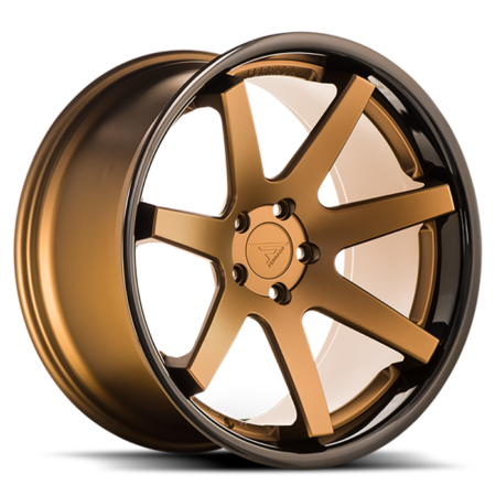 FR1 22x9.5 5x115 +12 Matte Bronze / Gloss Black Lip