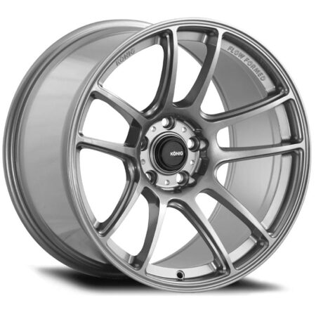Heliogram *knurled Bead* 15x8 4x100 +36 Titanium Metallic
