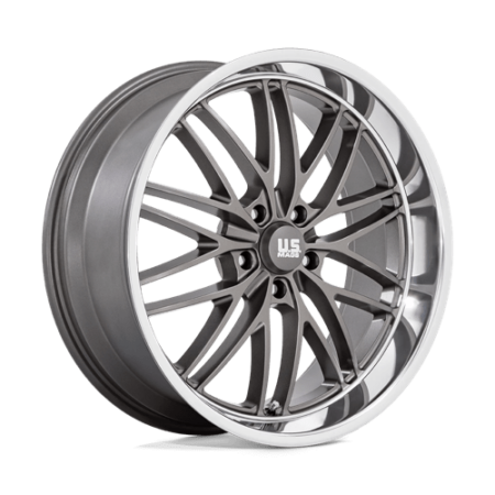 U139 Santa Cruz 22x9 5x127 +15 Anthracite With Diamond Cut Lip