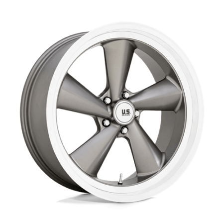 U137 TS 22x10.5 5x120.7 +0 Anthracite With Diamond Cut Lip