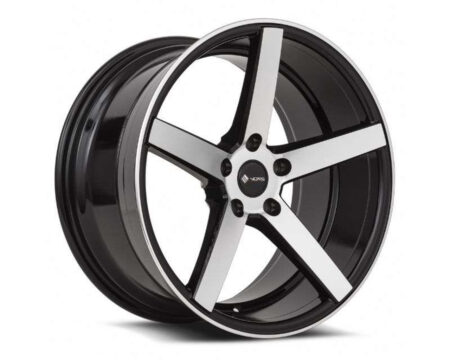 TR5 20x9.5 5x108 +35 Black Machined Face